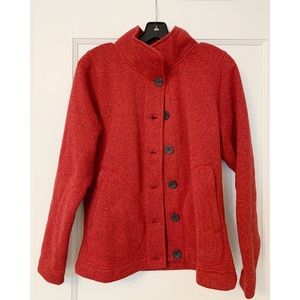 Red Button Up Jacket